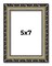 5x7 Solid Wood Antique Picture Frame with UV-Resistant Acrylic & Acid-Free Backing, Available in 4 Finishes: Bronze, Gold, Silver, and Gold with Black
